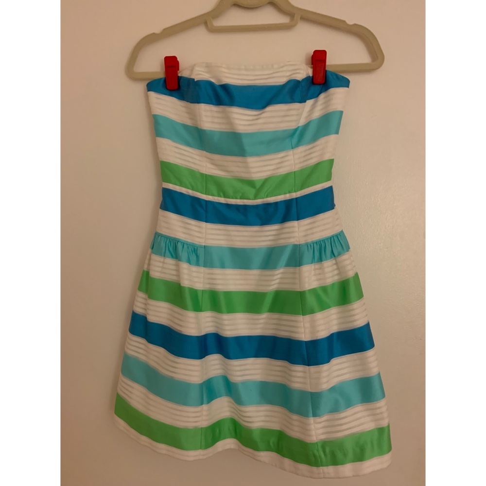 Lilly pulitzer strapless dress